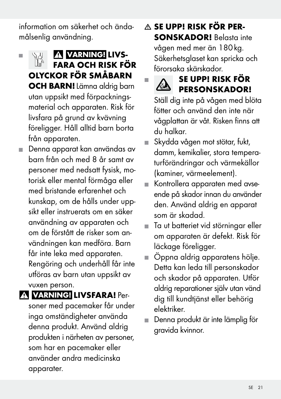 Silvercrest 103803-14-01/103803-14-02 User Manual | Page 21 / 57
