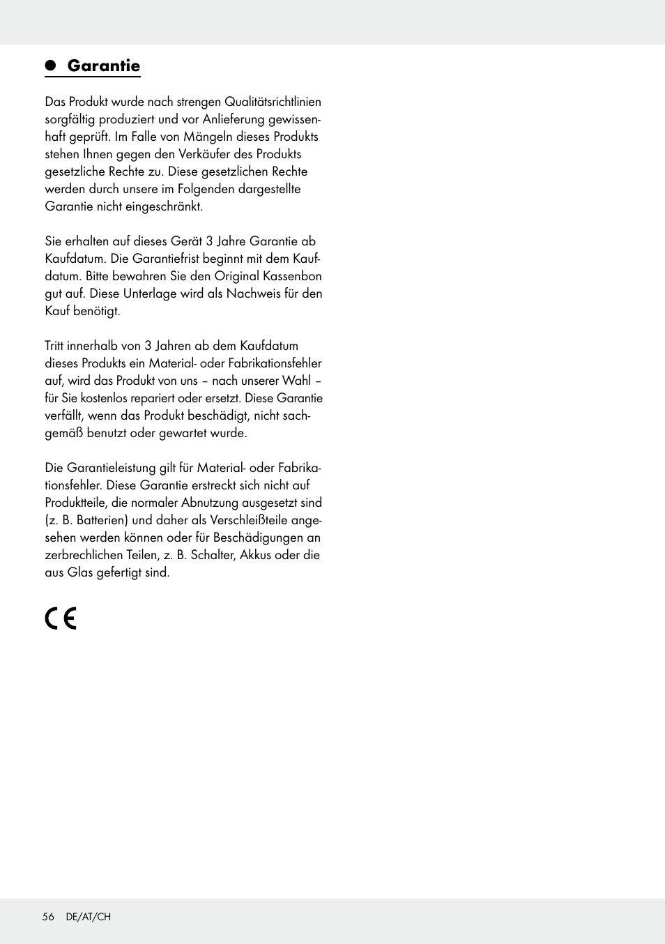 Garantie | Silvercrest 103803-14-01/103803-14-02 User Manual | Page 56 / 57
