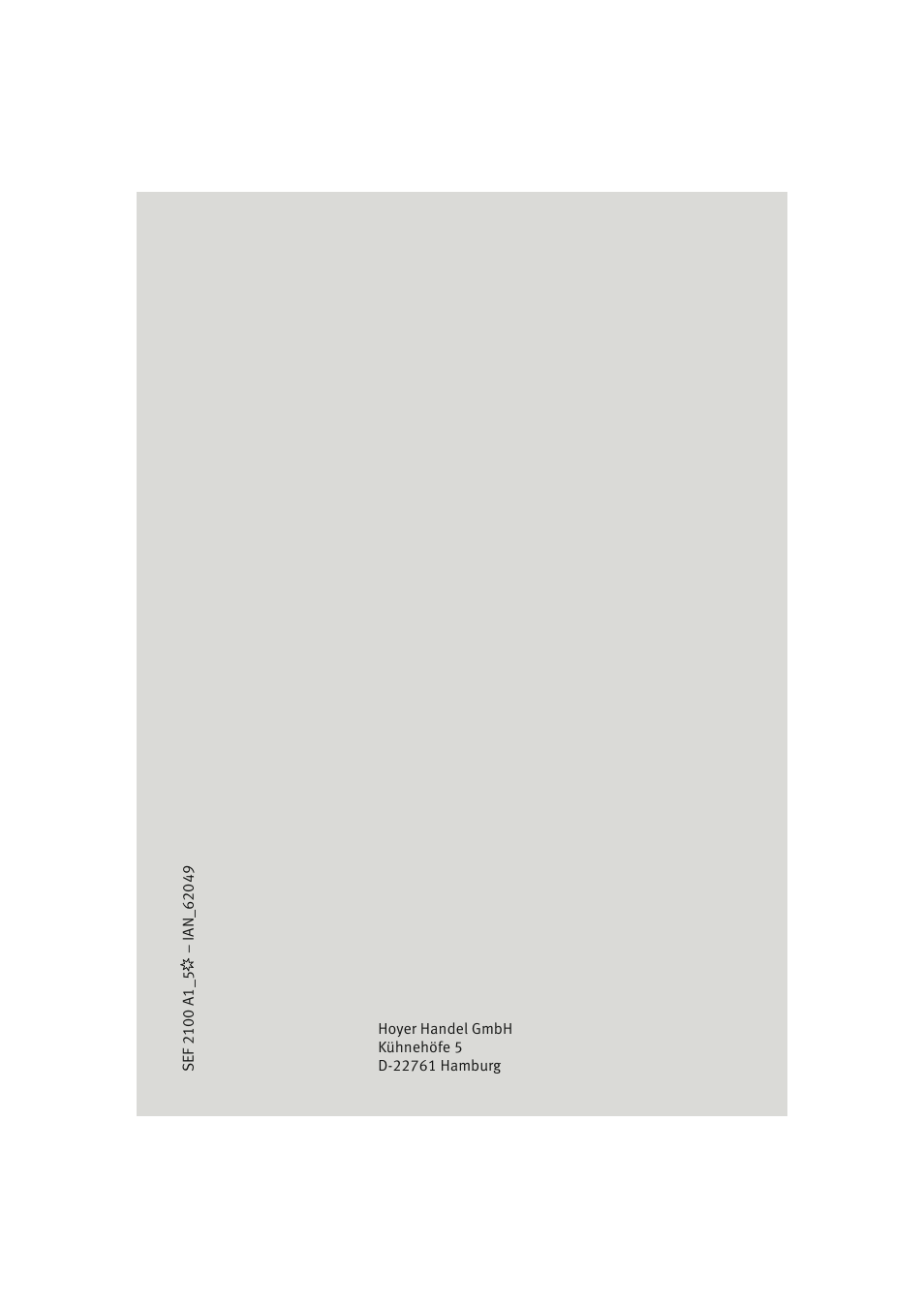 Silvercrest SEF 2100 A1 User Manual | Page 62 / 62