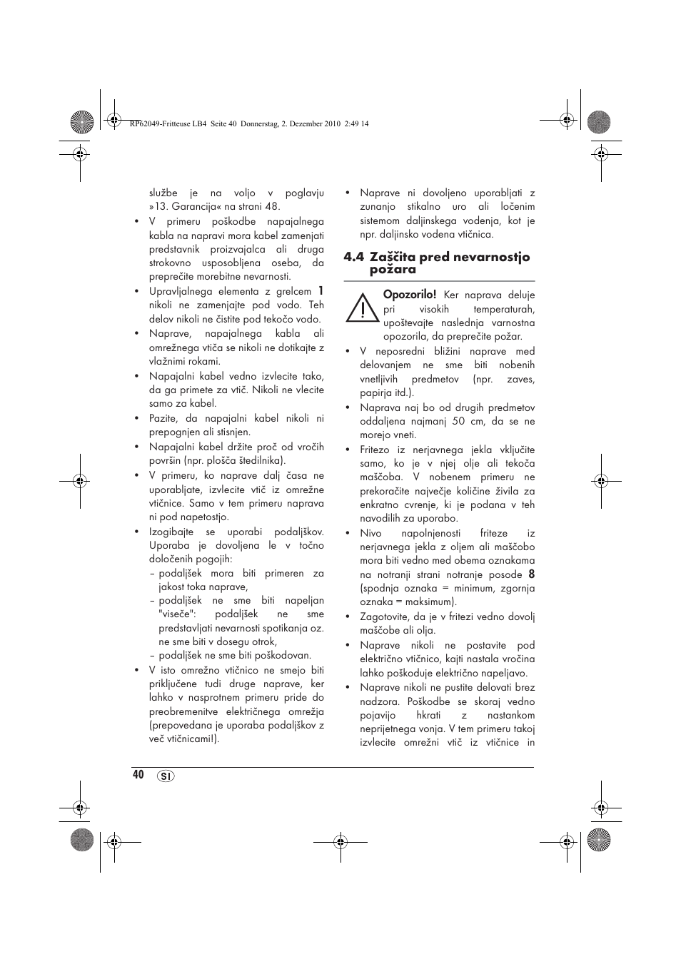 Silvercrest SEF 2100 A1 User Manual | Page 42 / 86