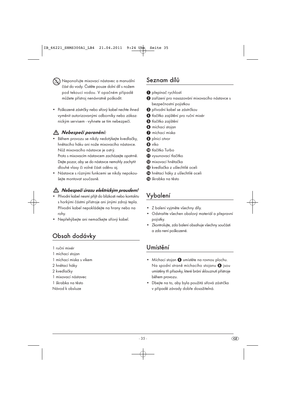 Silvercrest SHMS 300 A1 User Manual | Page 37 / 57