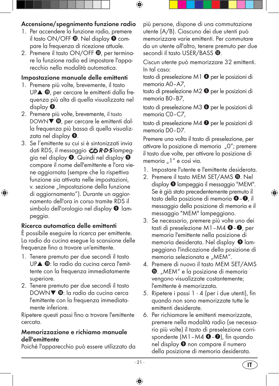 Silvercrest KH 2398 User Manual | Page 23 / 62