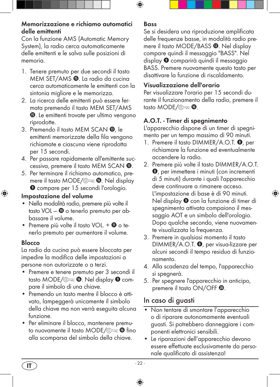 Silvercrest KH 2398 User Manual | Page 24 / 62