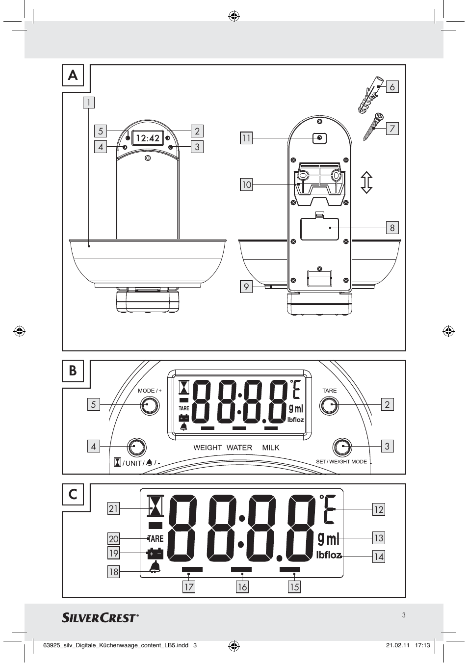 Silvercrest Z30170 User Manual | 45 pages