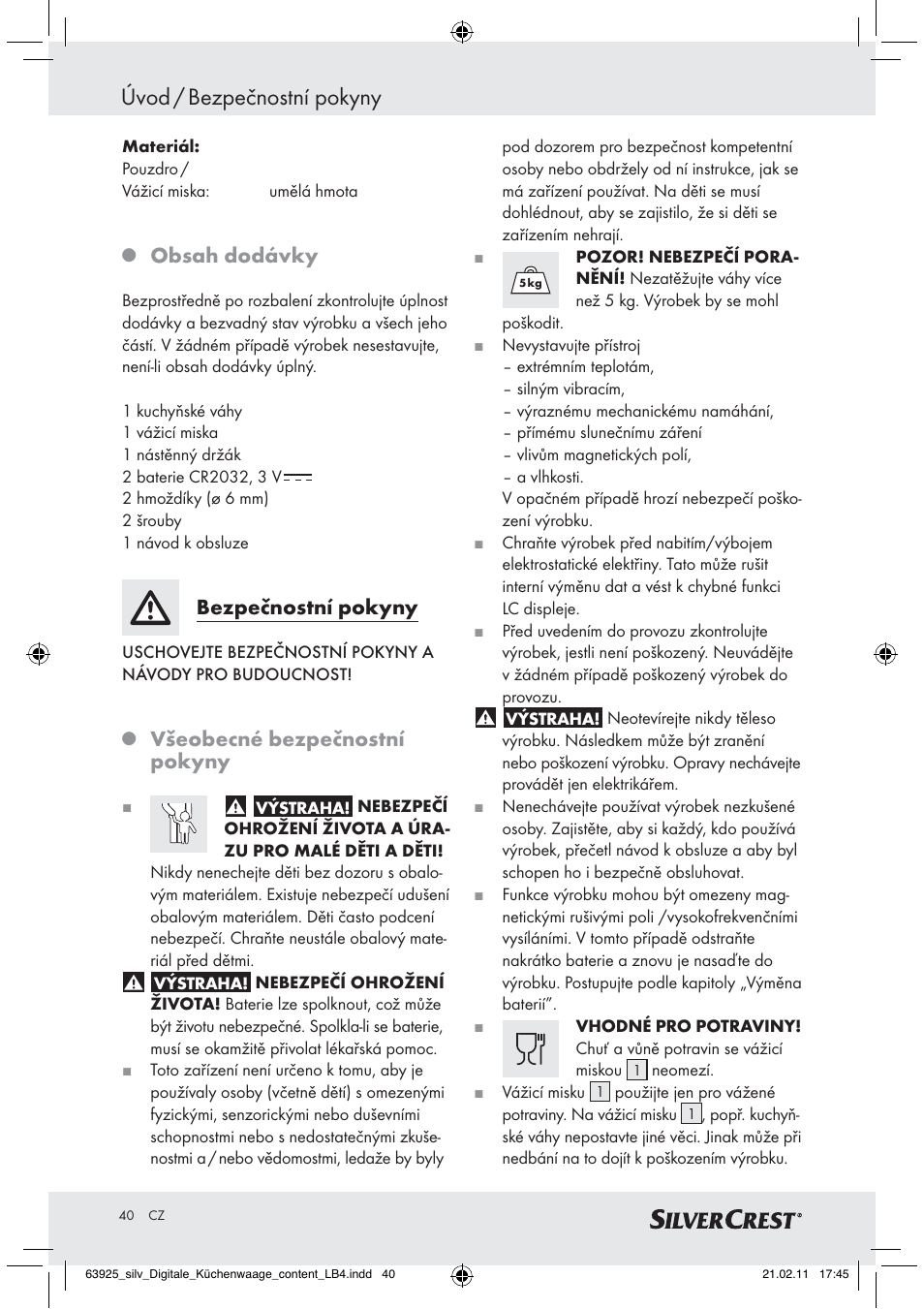 Silvercrest Z30170 User Manual | Page 38 / 60