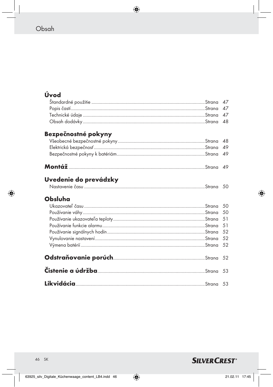 Silvercrest Z30170 User Manual | Page 44 / 60