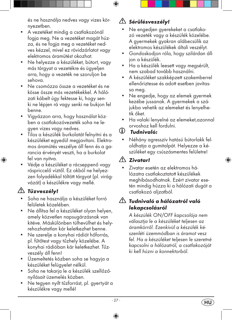 Silvercrest KH 2398 User Manual | Page 29 / 98