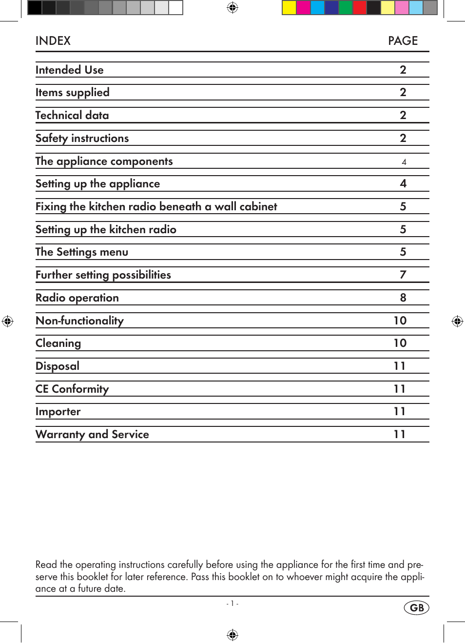 Silvercrest KH 2398 User Manual | Page 3 / 98