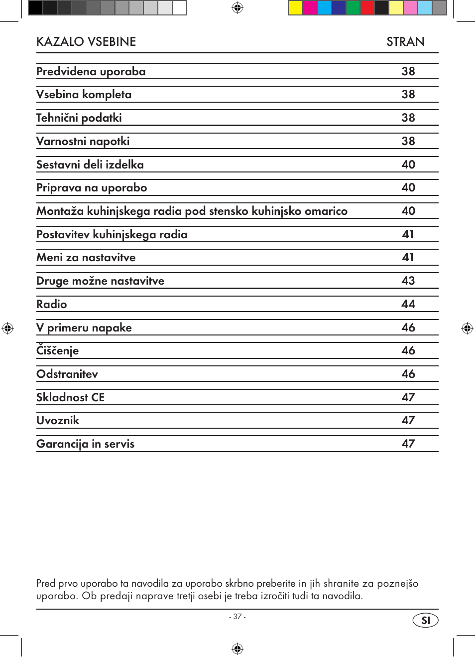 Silvercrest KH 2398 User Manual | Page 39 / 98