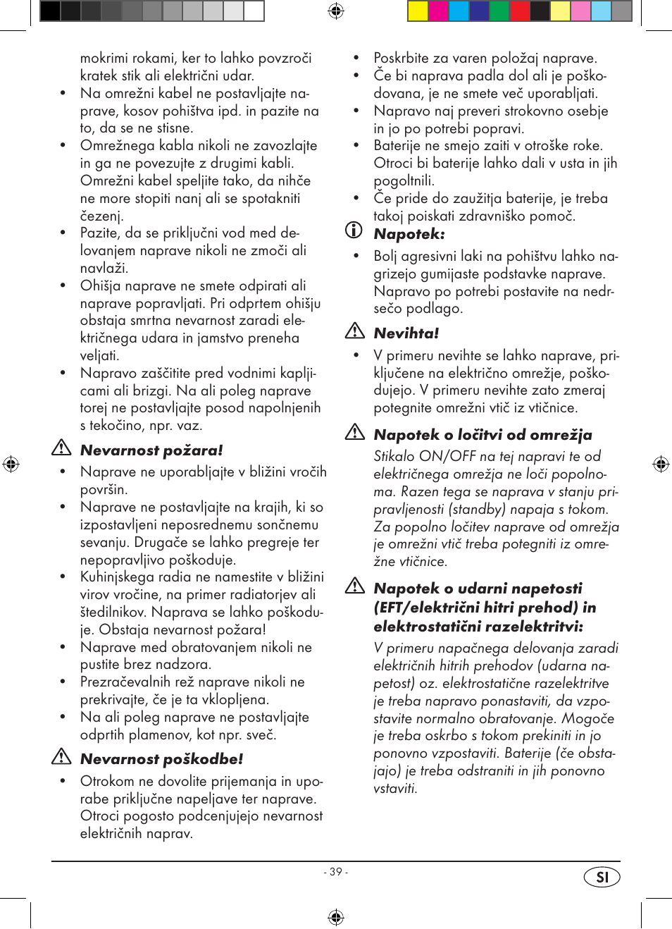 Silvercrest KH 2398 User Manual | Page 41 / 98