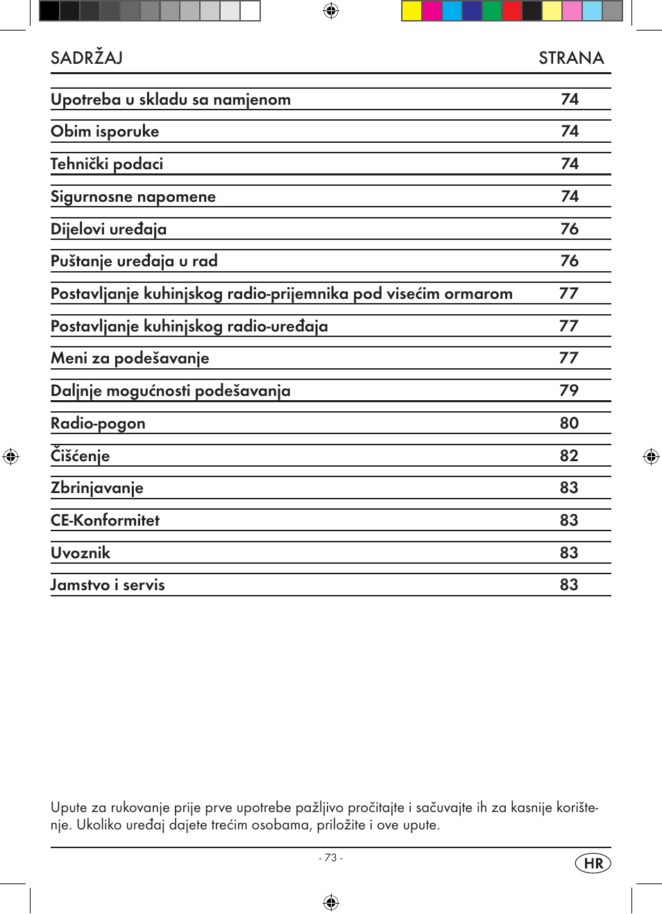 Silvercrest KH 2398 User Manual | Page 75 / 98