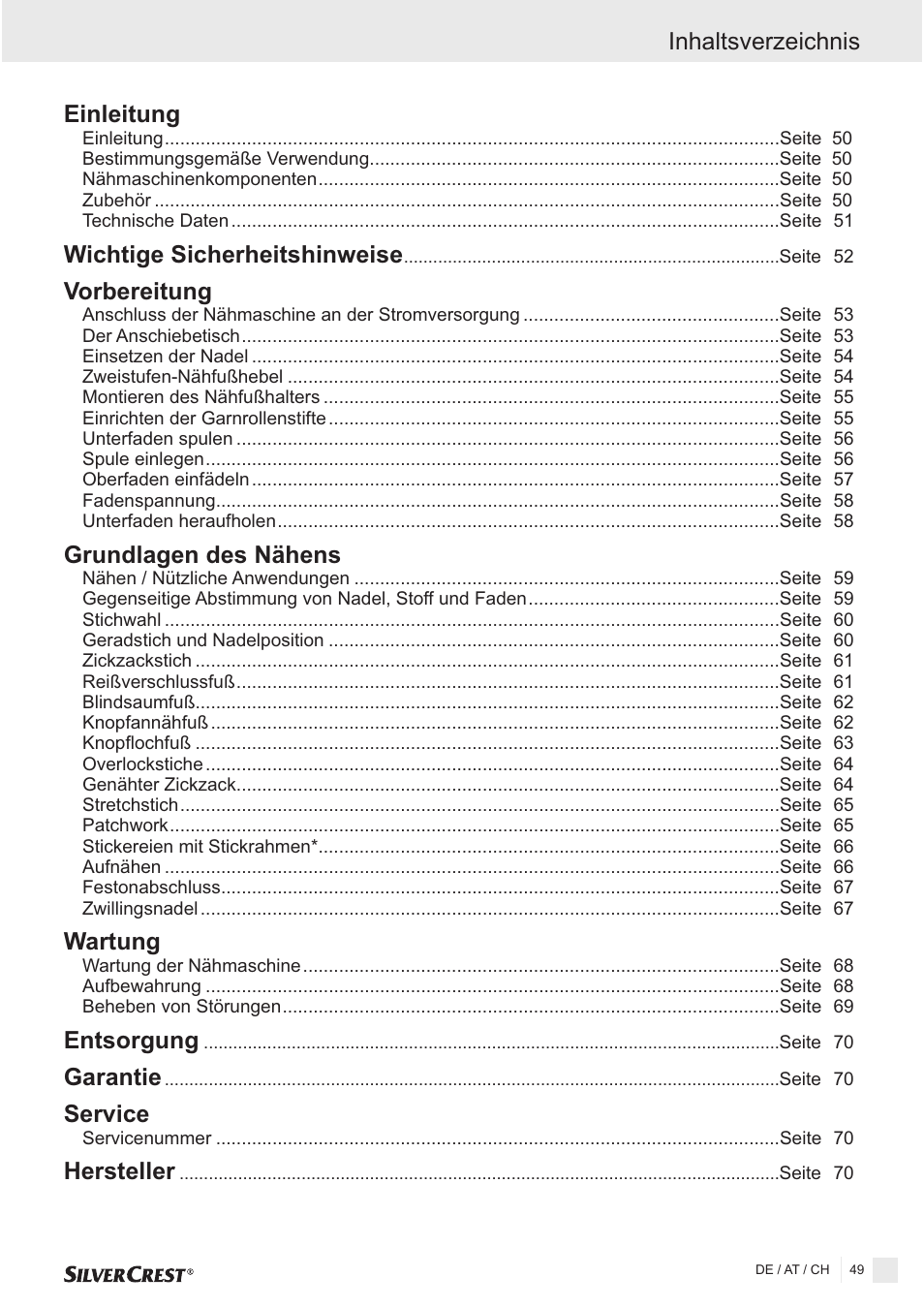 Silvercrest SNMD 33 A1 User Manual | Page 49 / 94