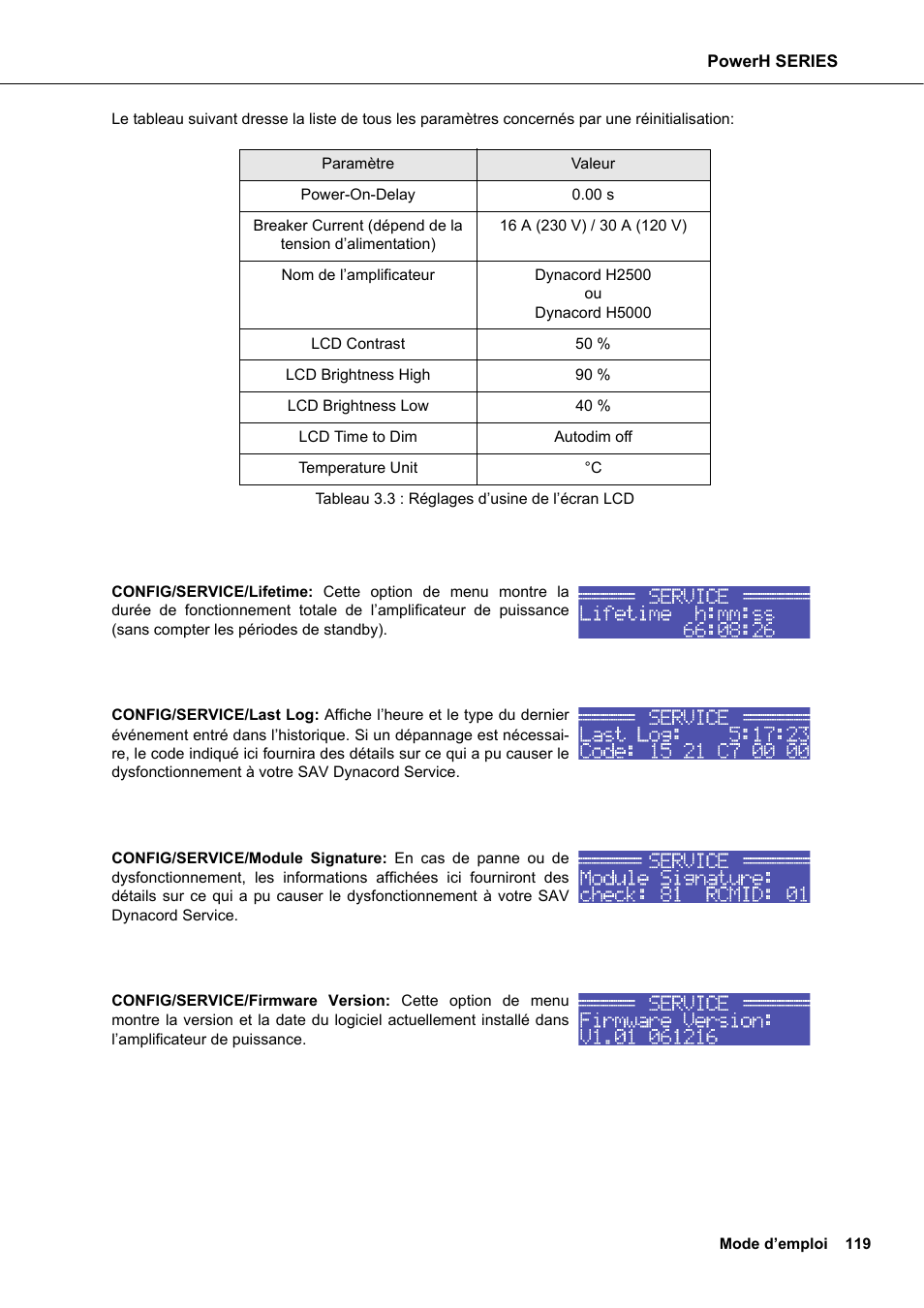 Dynacord H 2500 User Manual | Page 119 / 148
