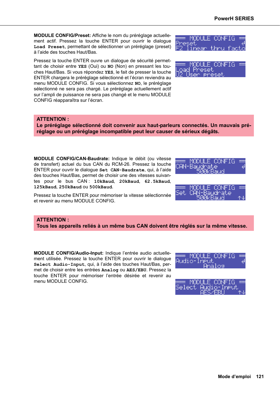 Dynacord H 2500 User Manual | Page 121 / 148