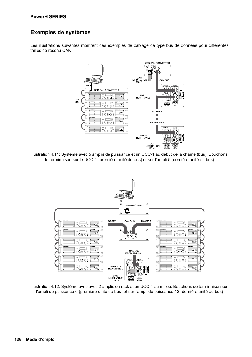 Exemples de systèmes | Dynacord H 2500 User Manual | Page 136 / 148