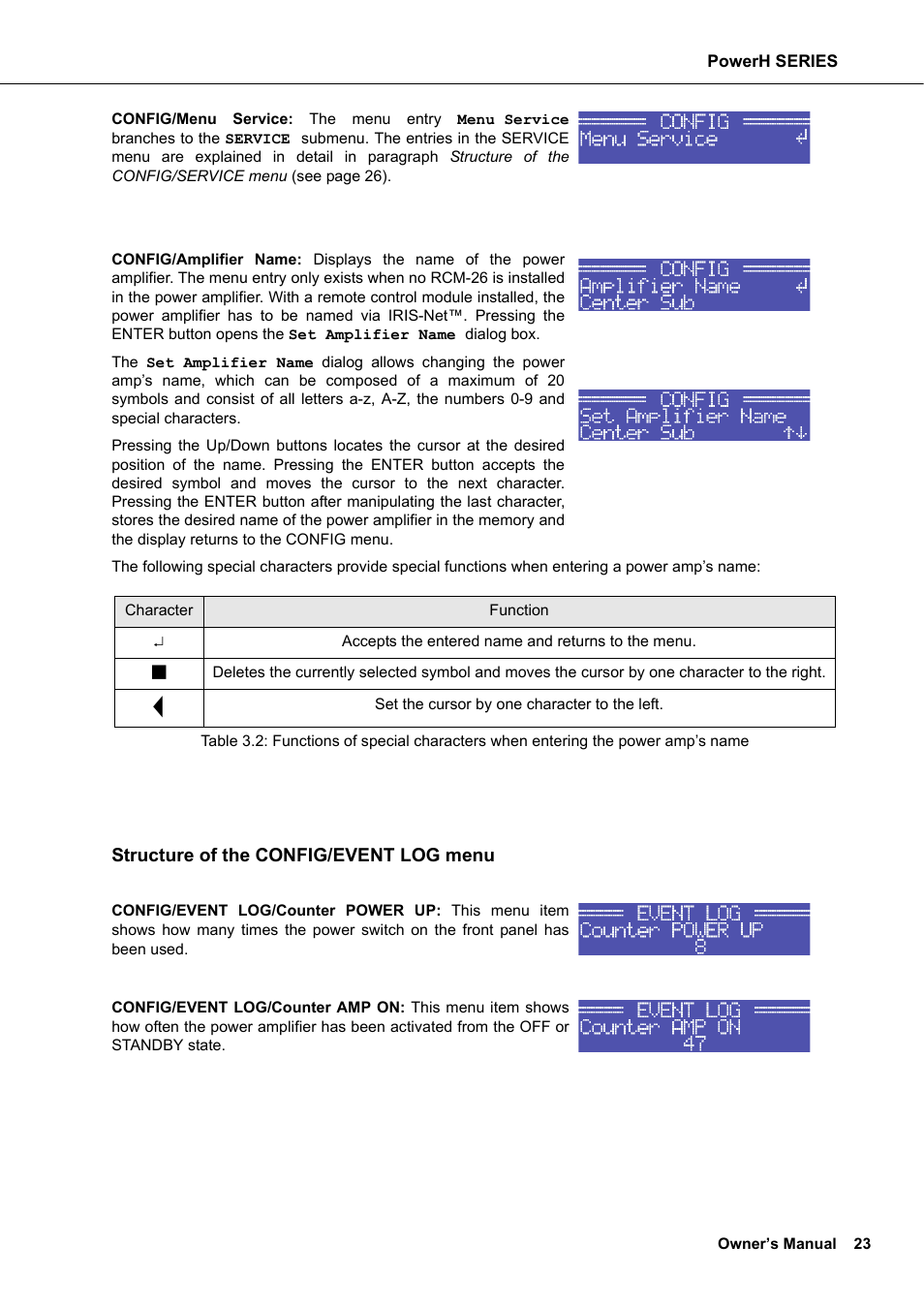 Dynacord H 2500 User Manual | Page 23 / 148