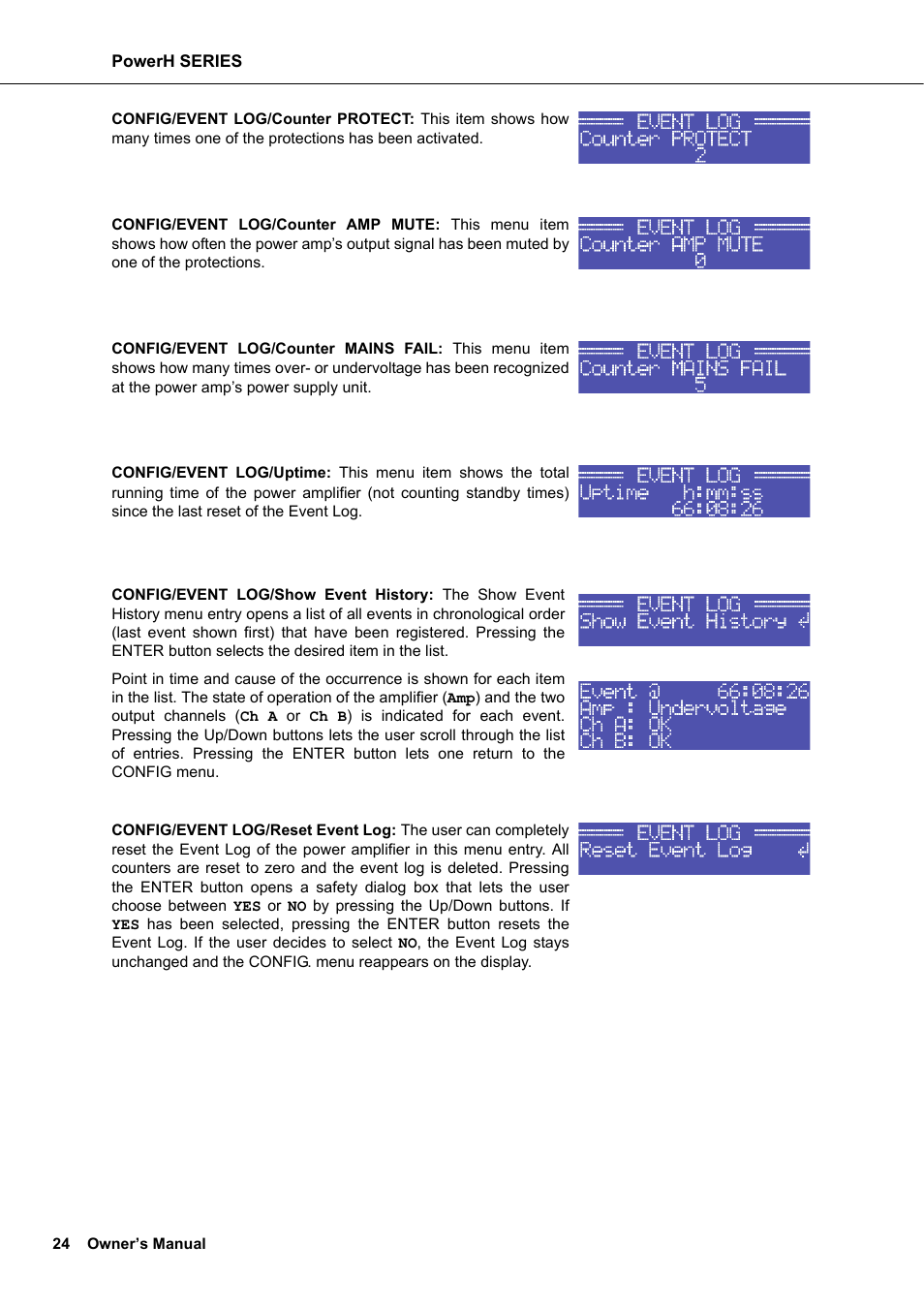 Dynacord H 2500 User Manual | Page 24 / 148