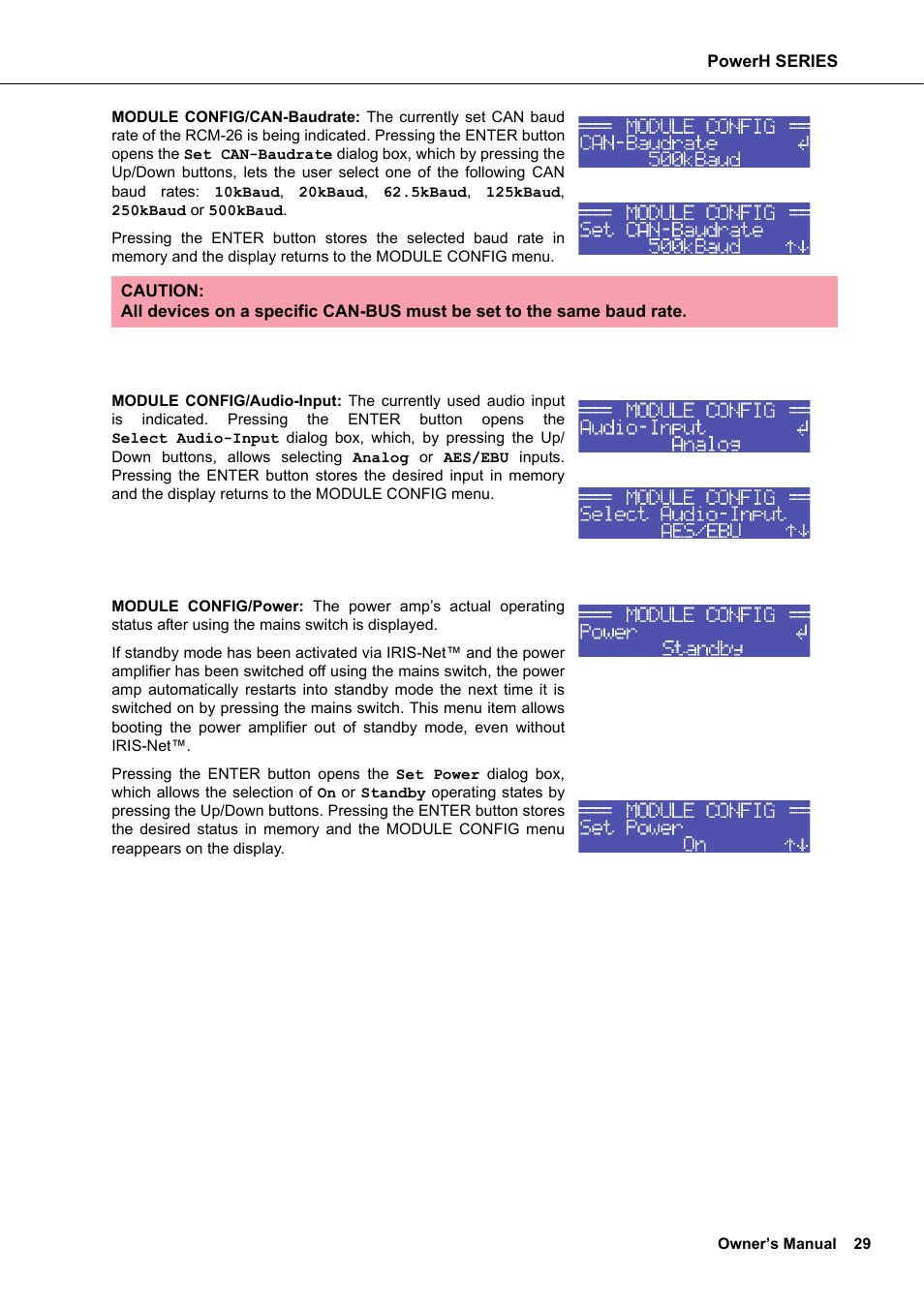 Dynacord H 2500 User Manual | Page 29 / 148