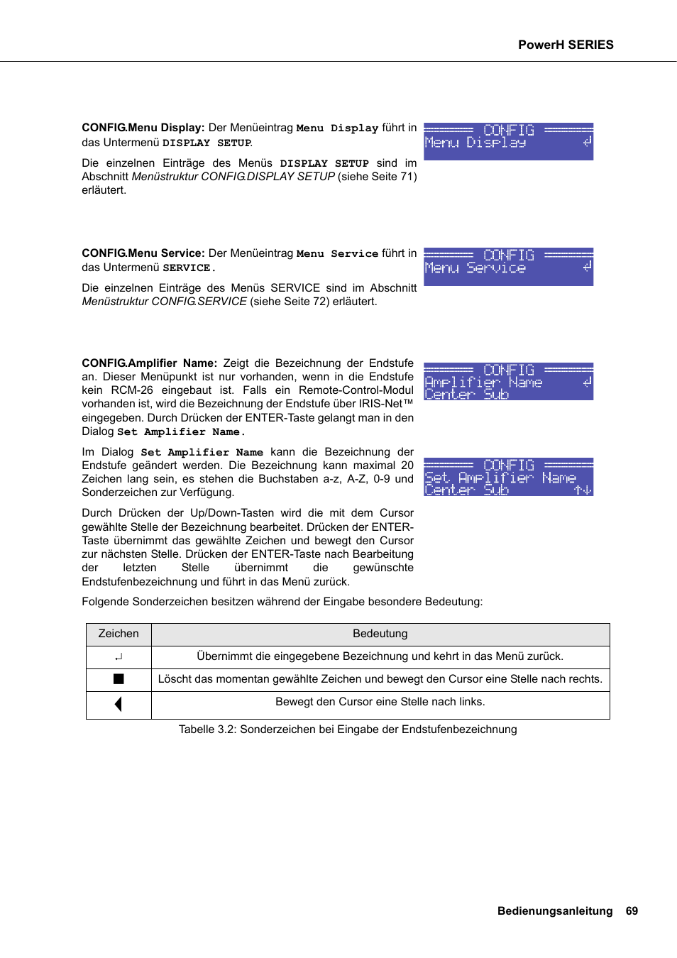 Dynacord H 2500 User Manual | Page 69 / 148