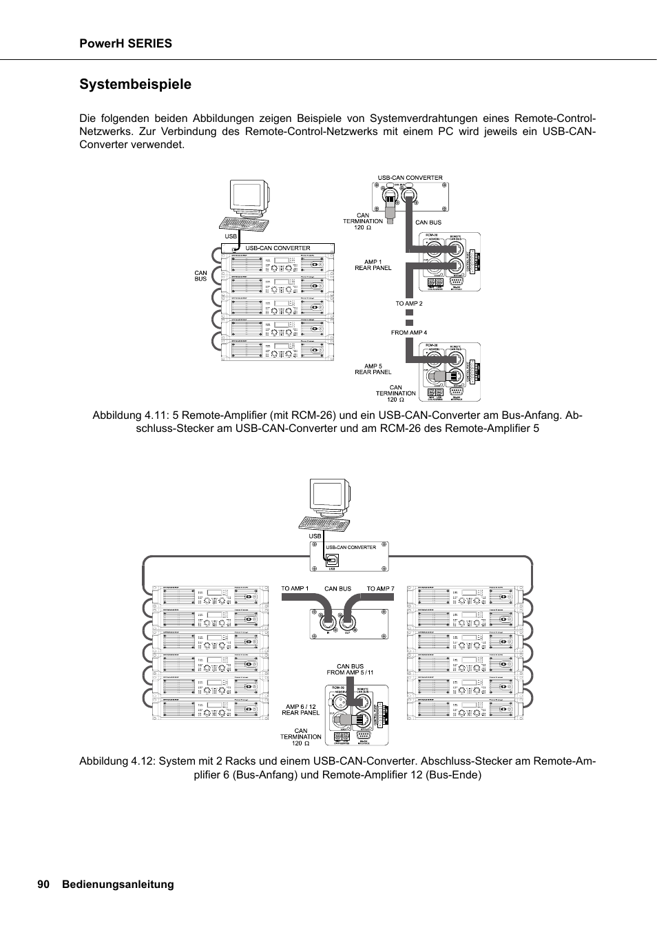 Systembeispiele | Dynacord H 2500 User Manual | Page 90 / 148