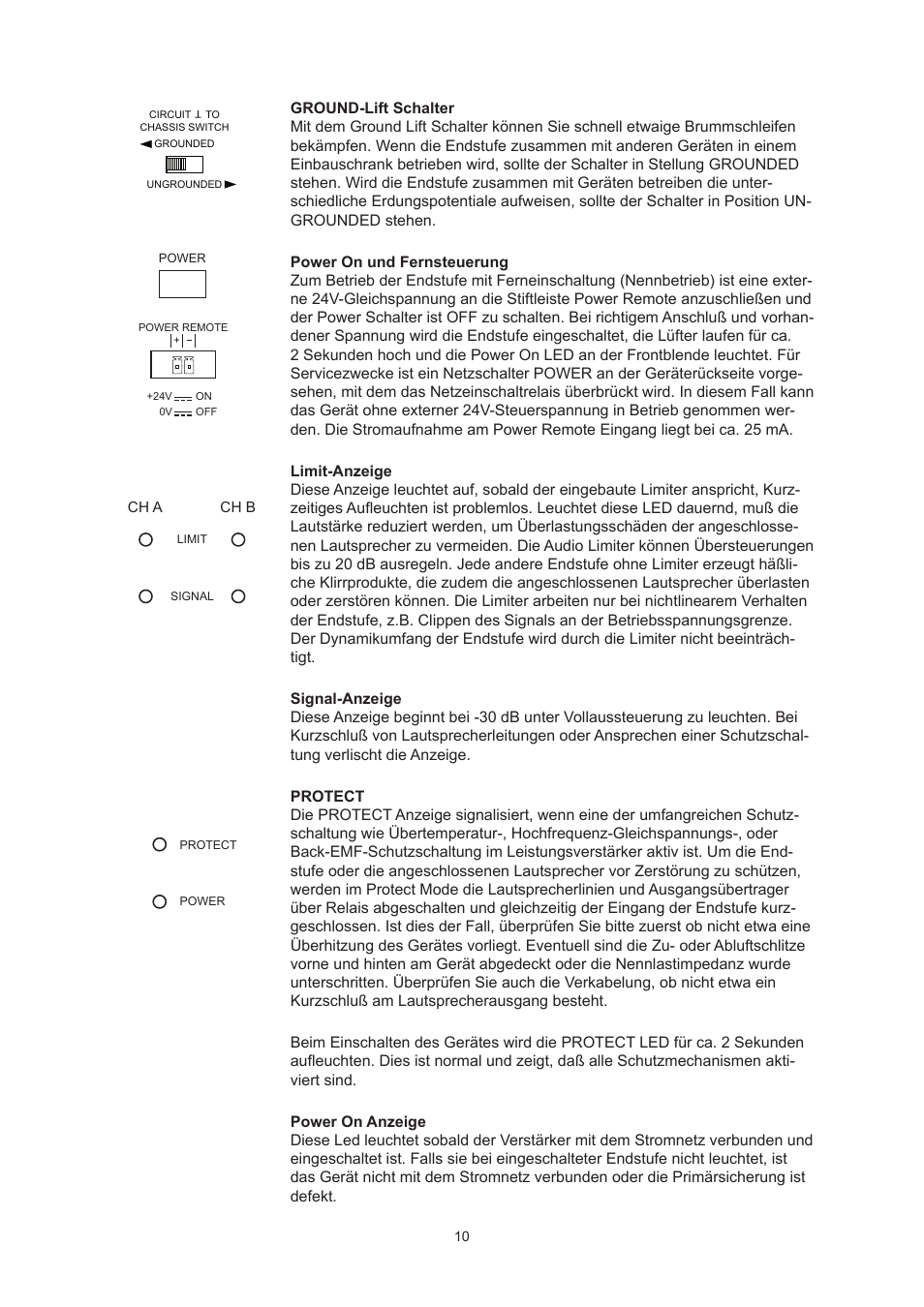 Dynacord DPA 4260 User Manual | Page 10 / 48