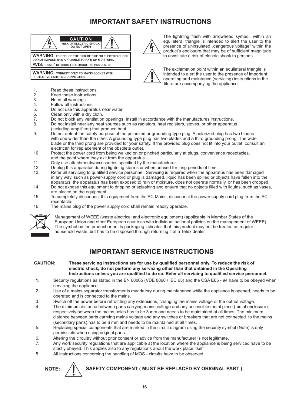 Dynacord DPA 4260 User Manual | Page 16 / 48