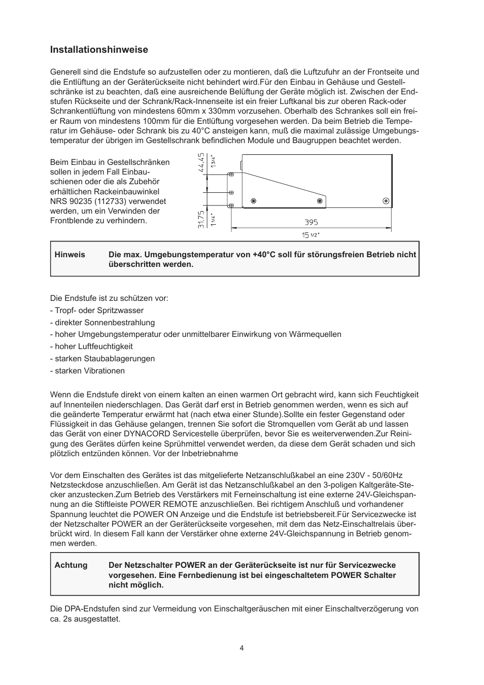 Dynacord DPA 4260 User Manual | Page 4 / 48