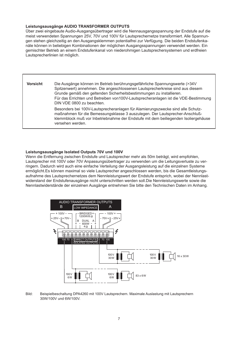 Dynacord DPA 4260 User Manual | Page 7 / 48