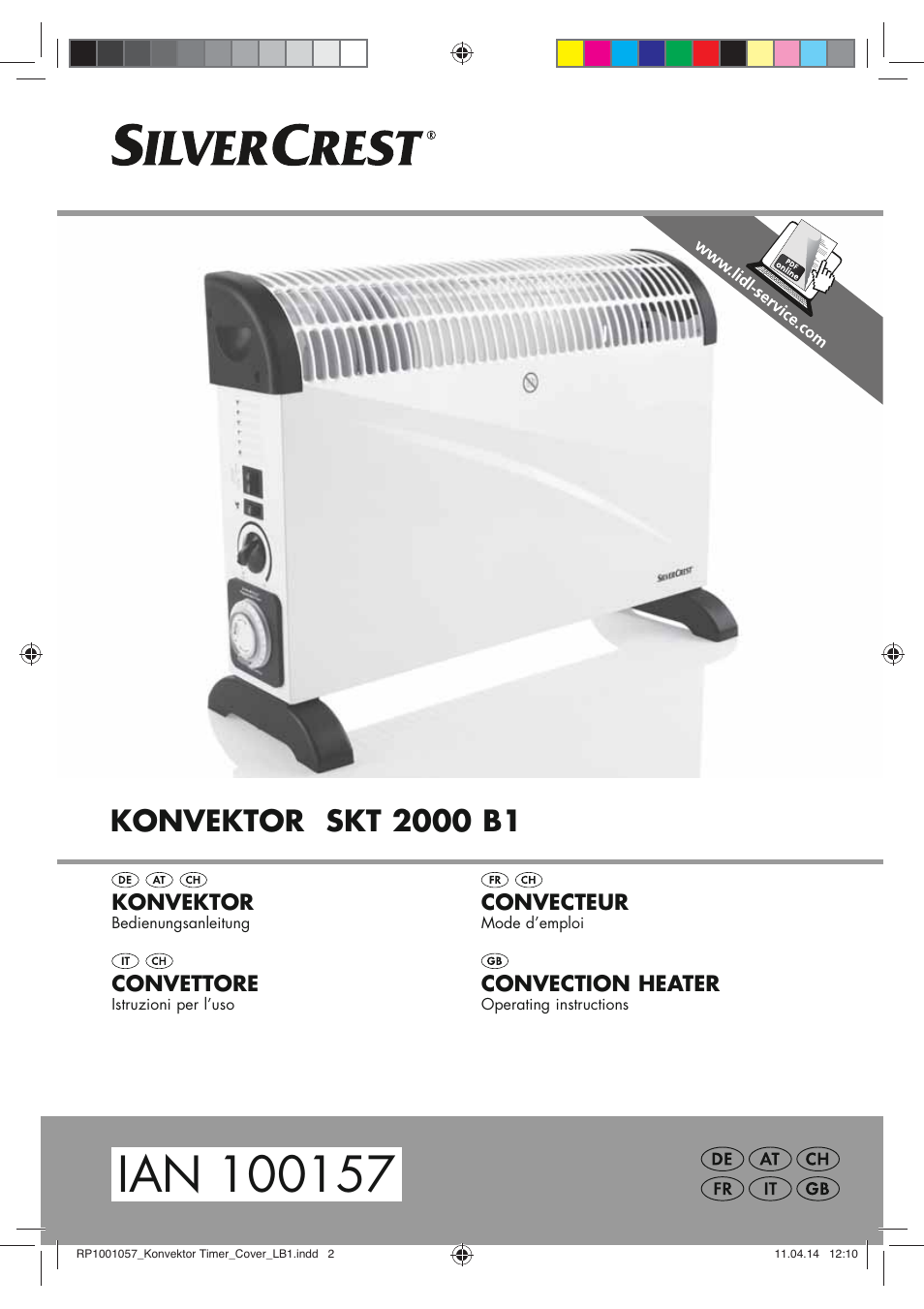 Silvercrest SKT 2000 B1 User Manual | 54 pages
