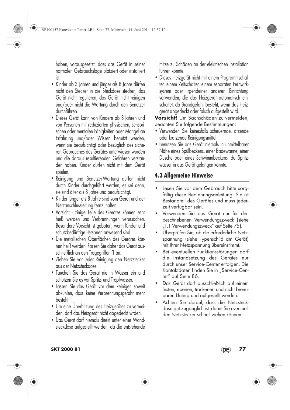 Silvercrest SKT 2000 B1 User Manual | Page 79 / 90