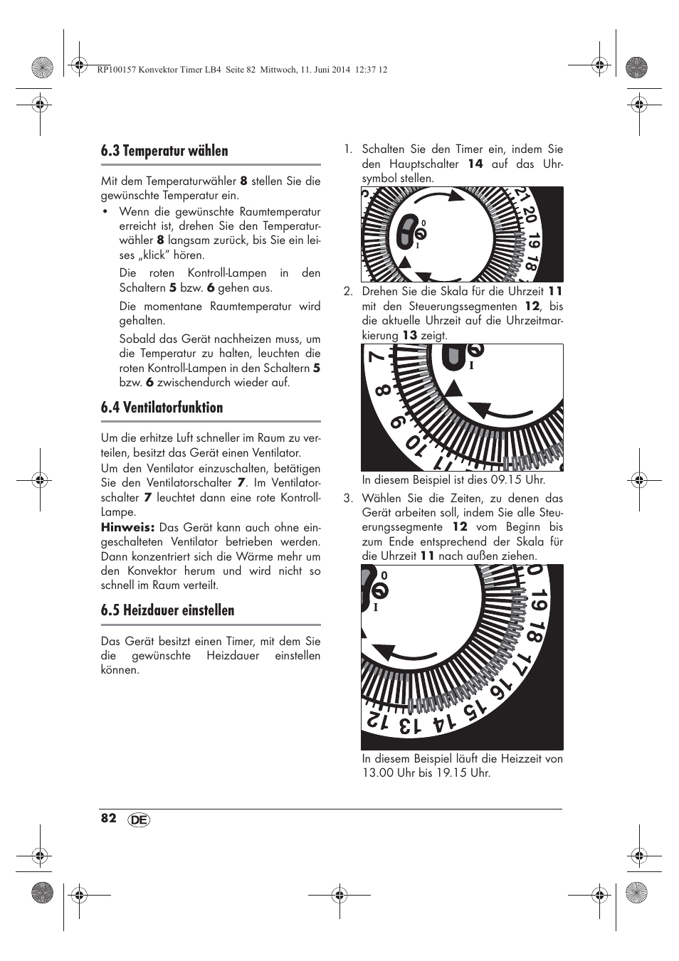 3 temperatur wählen, 4 ventilatorfunktion, 5 heizdauer einstellen | Silvercrest SKT 2000 B1 User Manual | Page 84 / 90