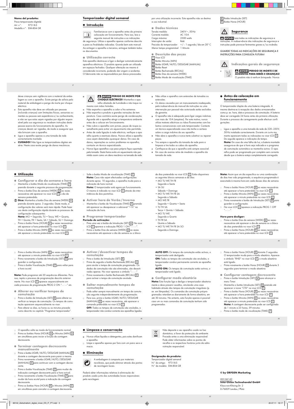 Silvercrest EIM-804 GR User Manual | Page 12 / 33