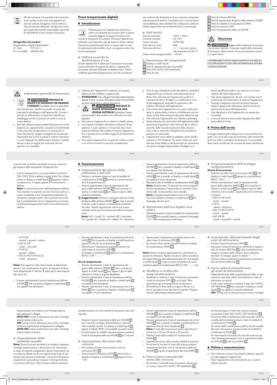 Silvercrest EIM-804 GR User Manual | Page 4 / 33