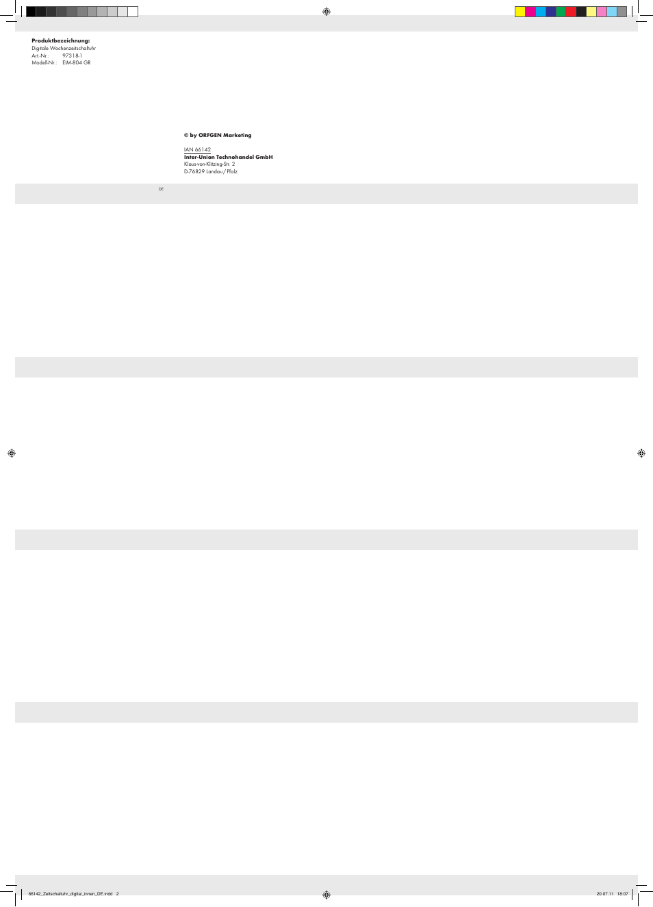 Silvercrest EIM-804 GR User Manual | Page 7 / 33