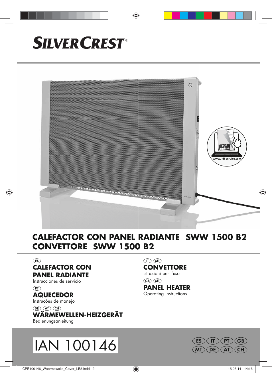 Silvercrest SWW 1500 B2 User Manual | 70 pages