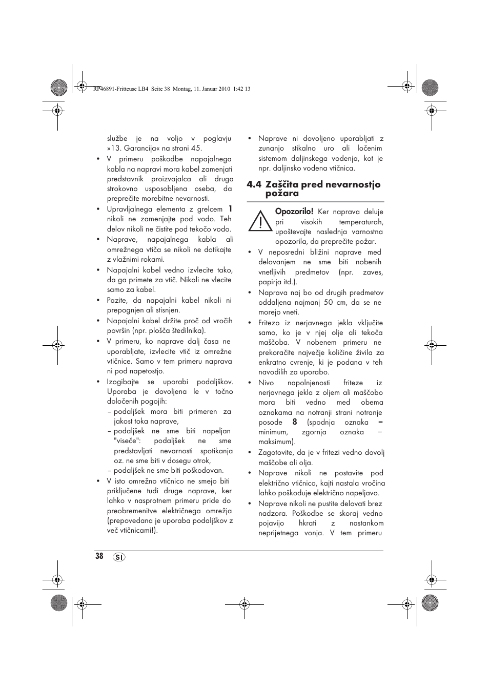 Silvercrest H-3246 User Manual | Page 40 / 94