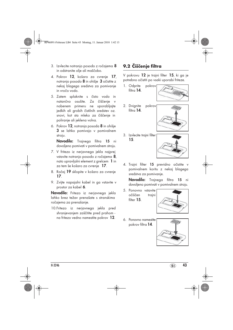 Silvercrest H-3246 User Manual | Page 45 / 94