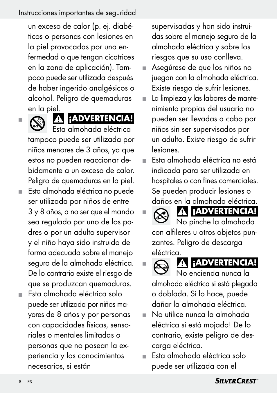Silvercrest SSK 100 A1 User Manual | Page 8 / 45
