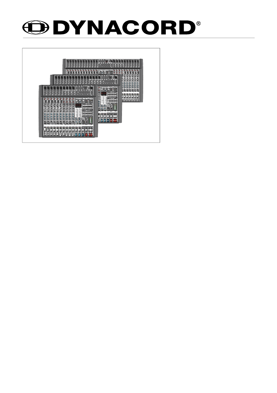 Dynacord PowerMate 2200 User Manual | 4 pages