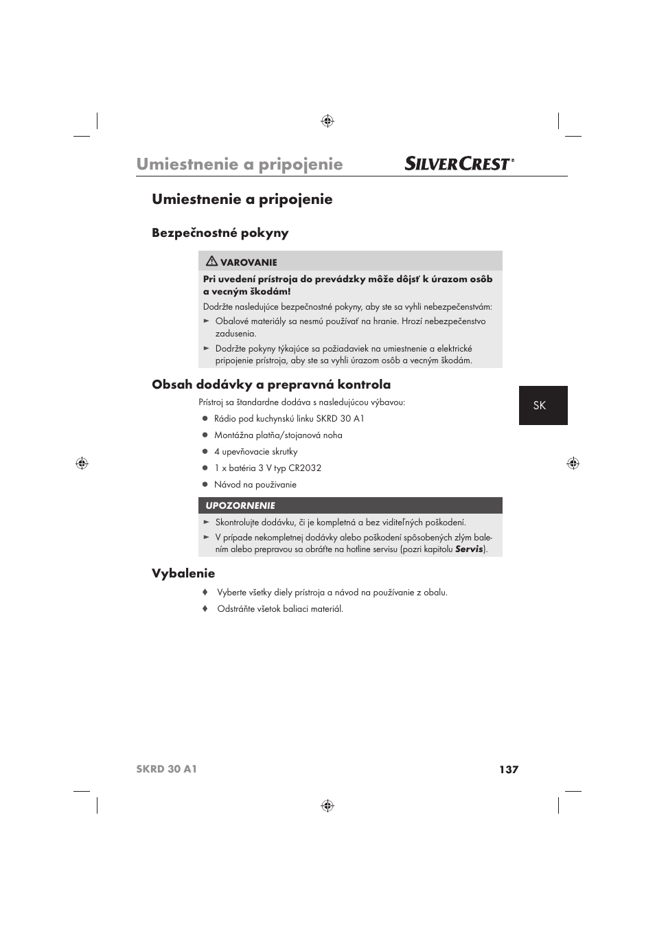 Silvercrest SKRD 30 A1 User Manual | Page 139 / 158