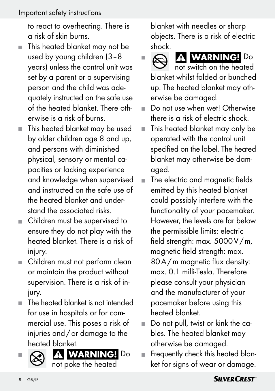 Silvercrest SWD 100 C2 User Manual | Page 8 / 48