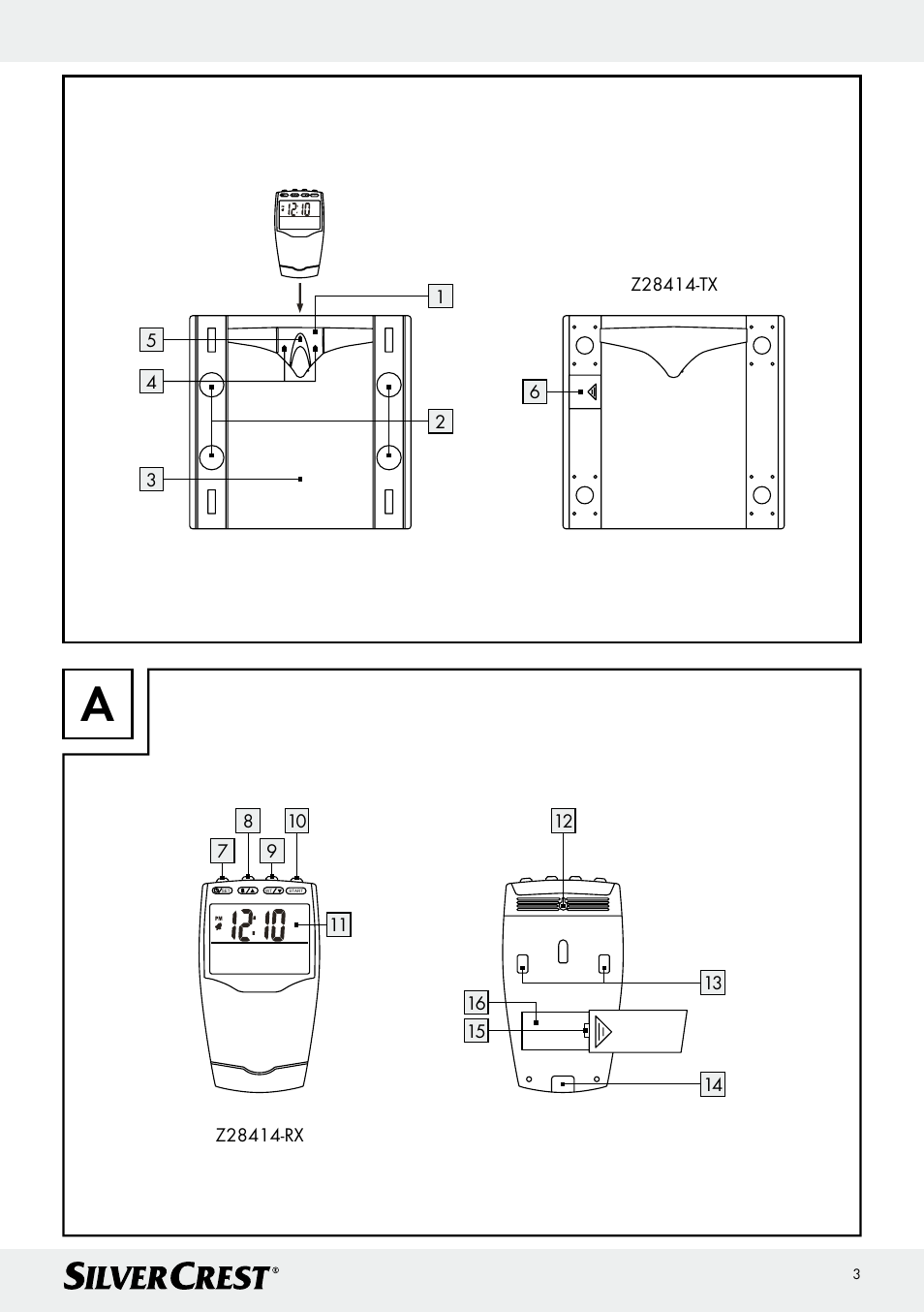 Silvercrest Z28414 User Manual | Page 3 / 66