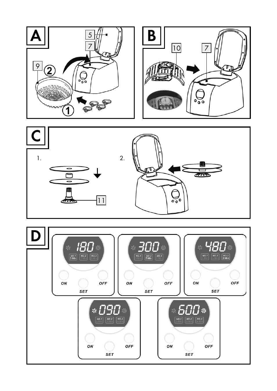 Ab c d | Silvercrest SUR 46 A1 User Manual | Page 4 / 149