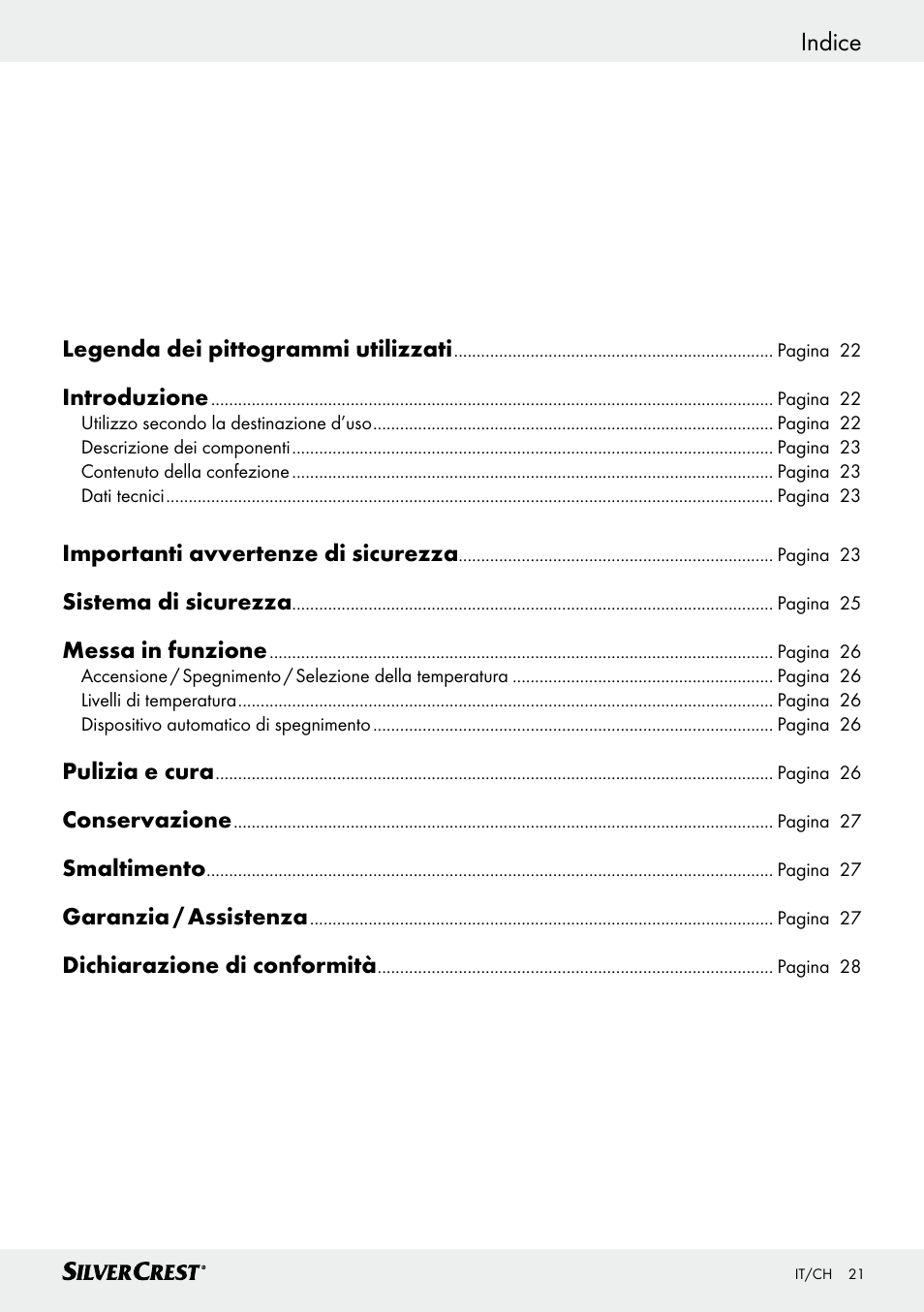 Silvercrest SFW 100 B2 User Manual | Page 21 / 37