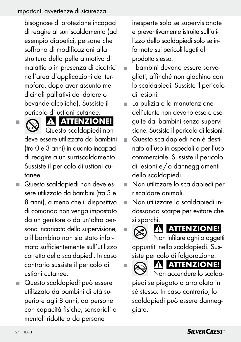 Silvercrest SFW 100 B2 User Manual | Page 24 / 37