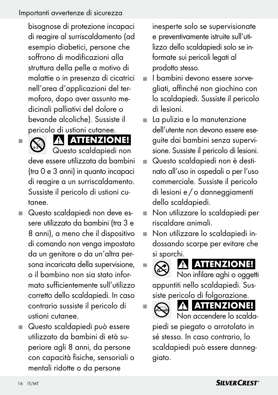 Silvercrest SFW 100 B2 User Manual | Page 16 / 45