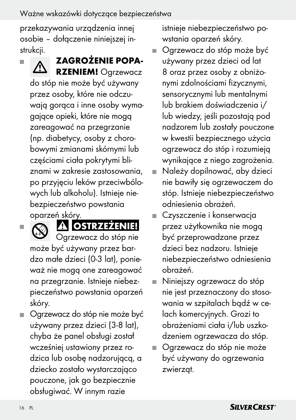 Silvercrest SFW 100 B2 User Manual | Page 16 / 65