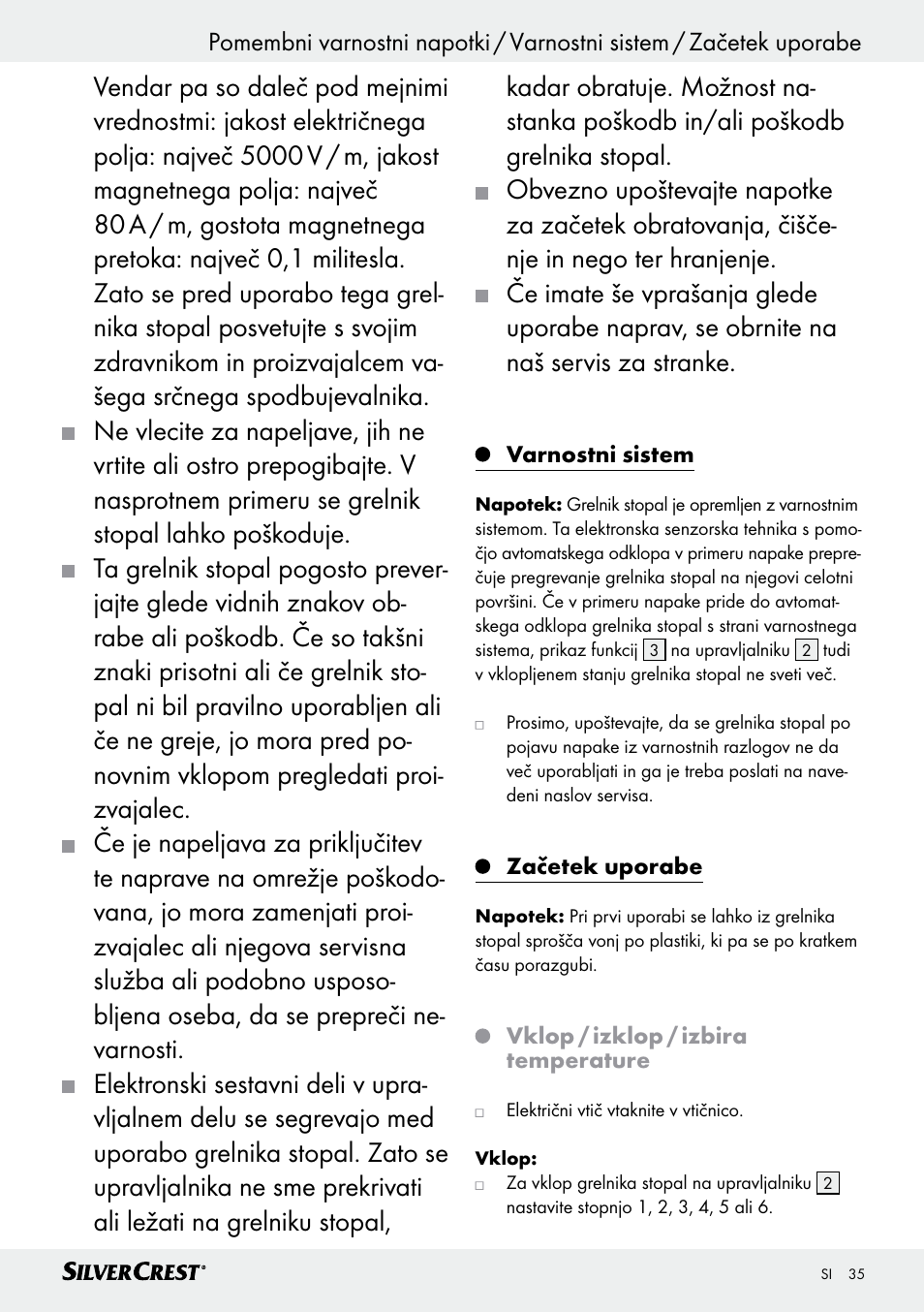 Silvercrest SFW 100 B2 User Manual | Page 35 / 65