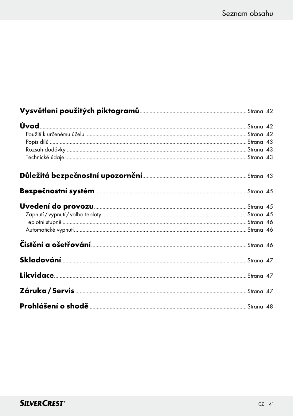 Silvercrest SFW 100 B2 User Manual | Page 41 / 65