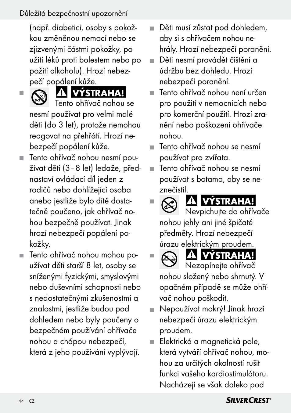Silvercrest SFW 100 B2 User Manual | Page 44 / 65